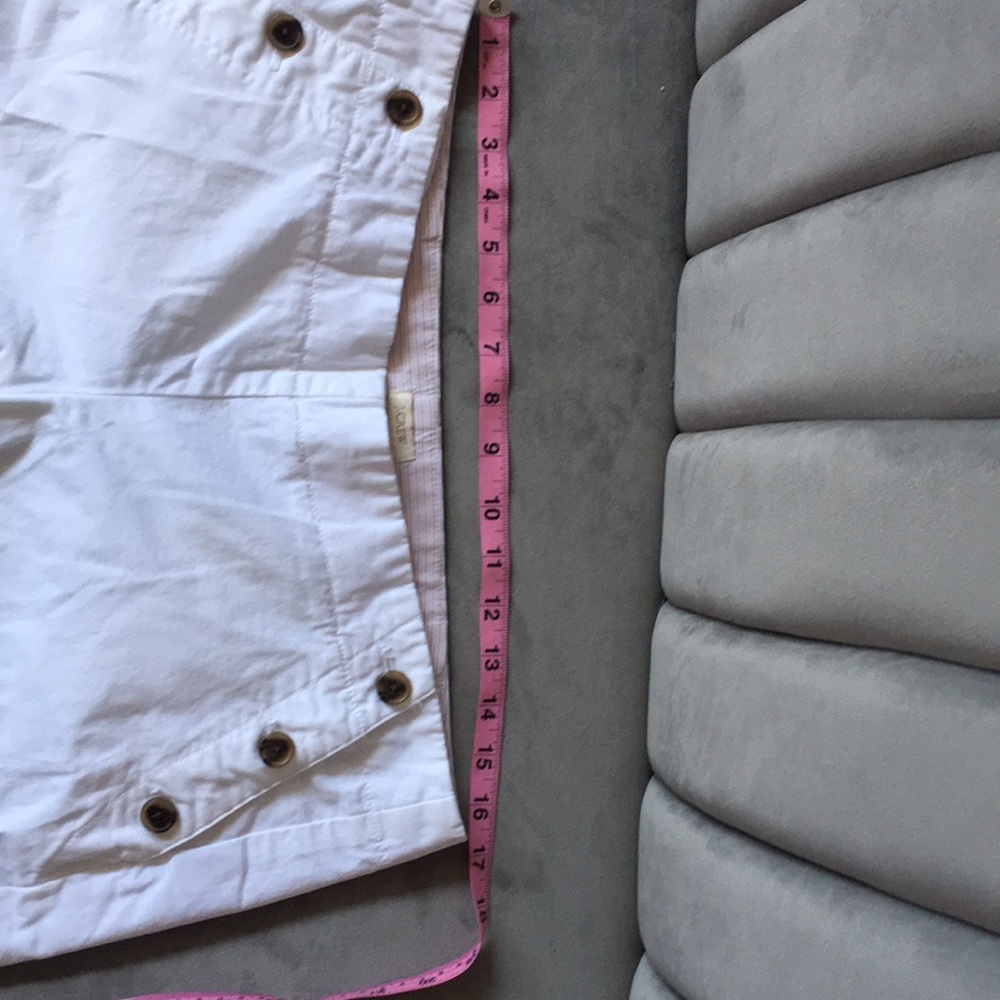 J Crew white cotton shorts - Picture 4 of 7
